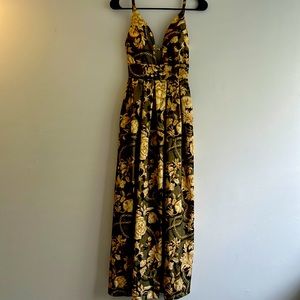 Versace printed. Maxi dress. Free size.